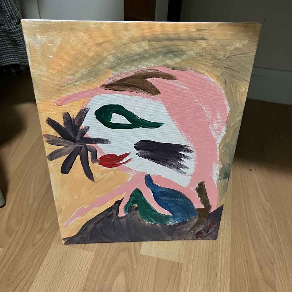 Contemporary truth painting. Fallen Angel